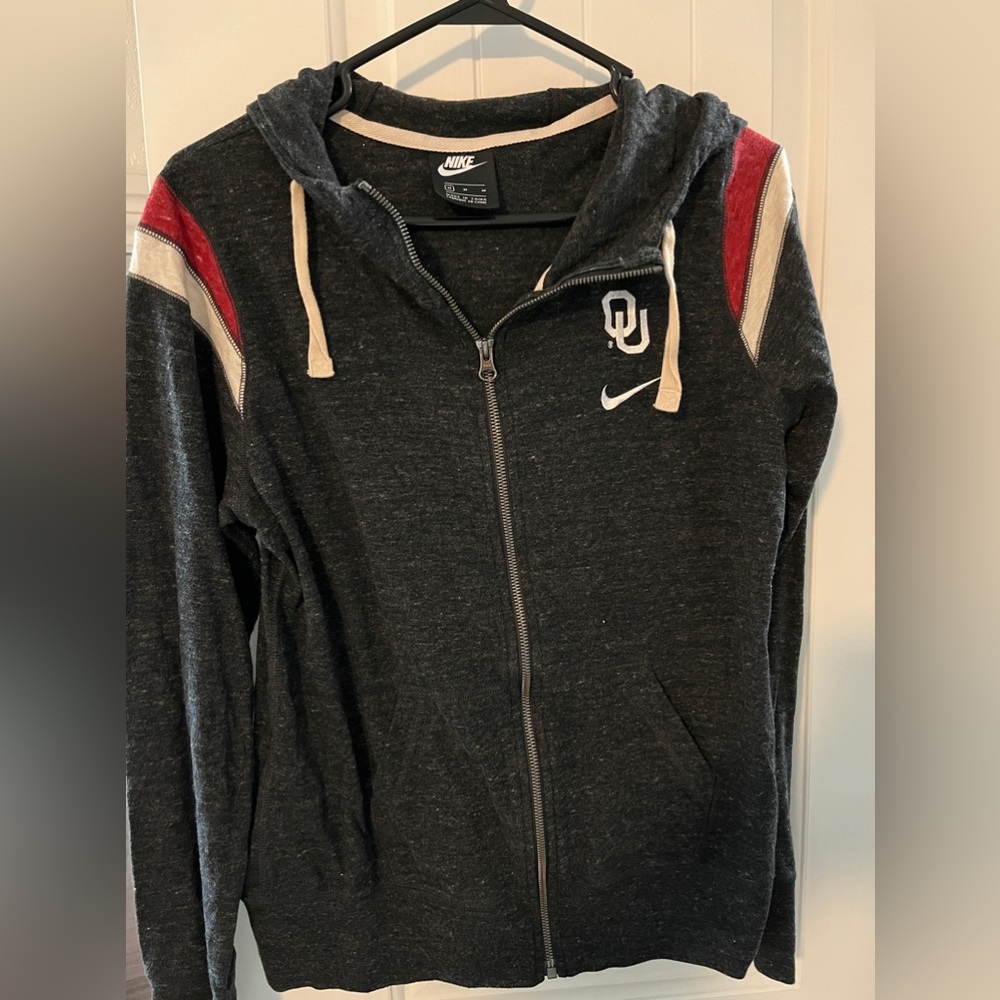 Oklahoma zip down hoodie